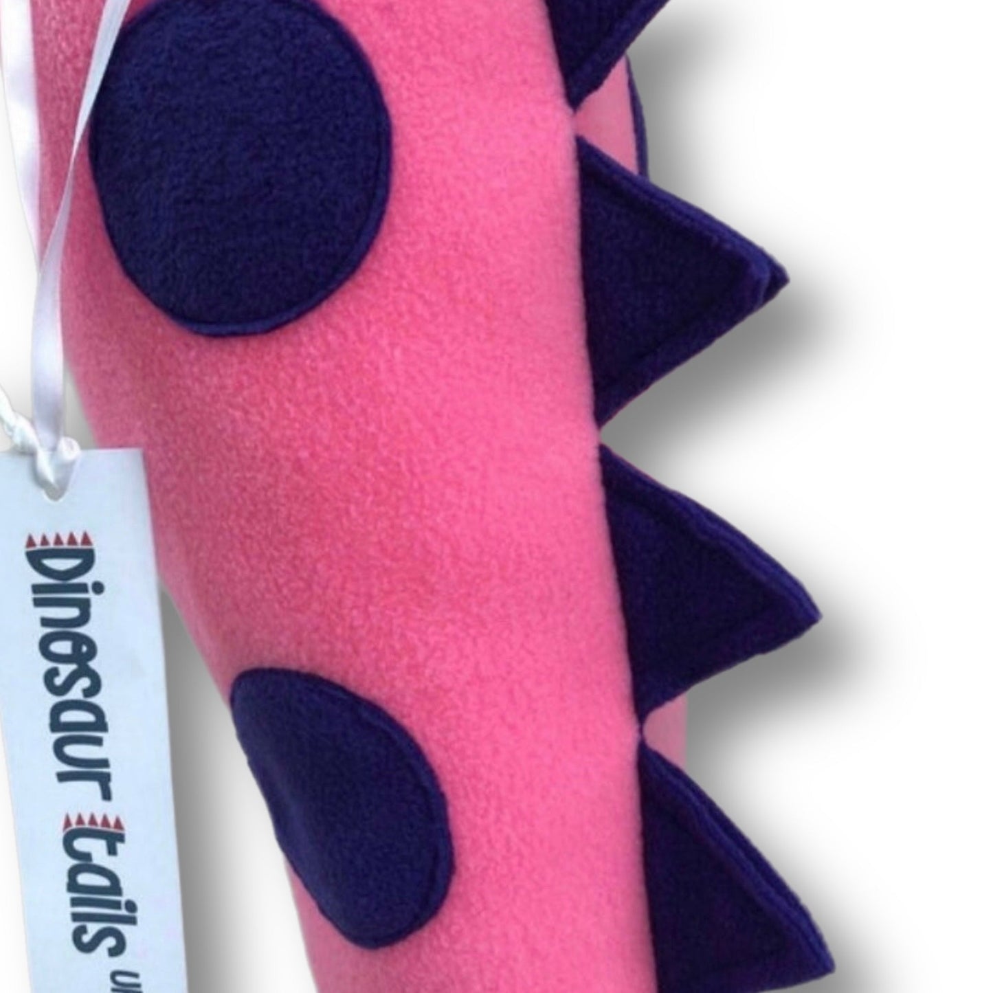 Pink spotty Dinosaur Tail